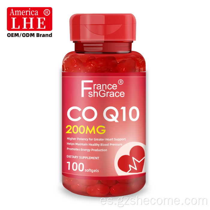 Las cápsulas blandas de Coq10 estimulan el sistema inmunológico para adultos